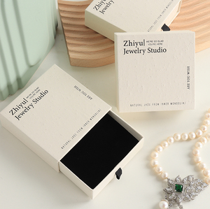 Luxury <b>Ring</b> Necklace Jewelry Boxes Jewelry Packaging <b>Gift</b> <b>Box</b> Jewelry Boxes With Logo Custom - Product Image 2