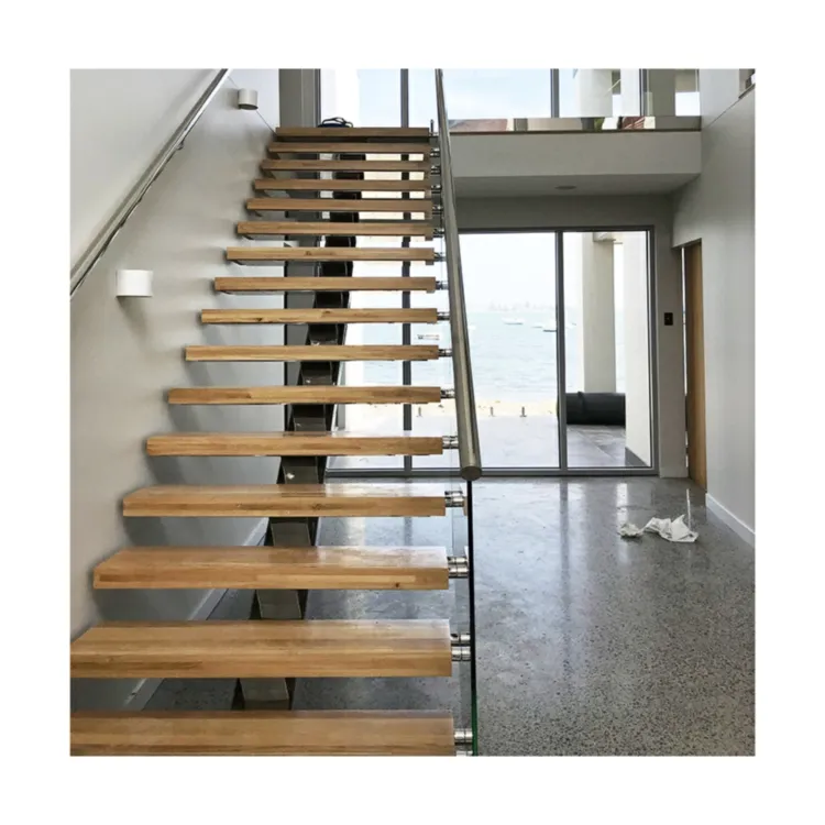 Сборные современные роскошные комнатные металлические лестницы индивидуальный дизайн