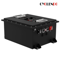 Baterai LiFePO4 Marine 48V 50Ah IP67 Tahan Air, Pemanas Otomatis, 6000 Siklus, Paket Baterai Motor Listrik untuk Kapal Yacht