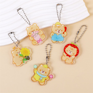 Venta Directa de Fábrica, Alta Calidad, MOQ 1 Pieza, Juguetes de Dibujos Animados, Llaveros de Acrílico Plástico DIY Más Populares, Personalizados para Adultos - Product Image 1