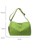 Sac de sport en polyester durable avec fermeture à cordon pour femmes, pratique pour les voyages et le fitness, avec séparation sec-humide