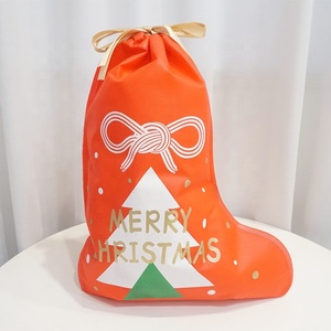Huadefeng 75gsm不織布再利用可能ギフトバッグストッキングバッグクリスマス用プロモーション包装・印刷製品 - Product Image 1