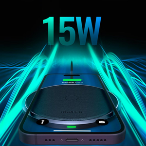 Cargador Inalámbrico Horizontal de Escritorio de 15 W para Teléfono Móvil, Artículos Inteligentes para el Hogar - Product Image 3
