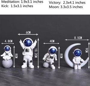Lunaire Personalized Gifts Cartoon Creative Astronaut Gift Novelty Moon Spaceman <strong>Model</strong> Birthday Gift for Girl <strong>Boy</strong> Women - Product Image 4