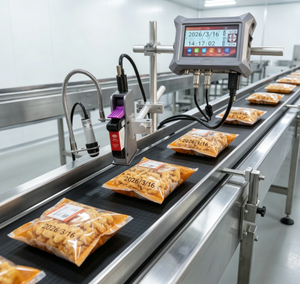 Machine de codage TIJ dernière génération 4,3 pouces, fiable pour l'impression de dates d'expiration et de lots sur cartons, plastique et canettes pour lignes de production - Product Image 2