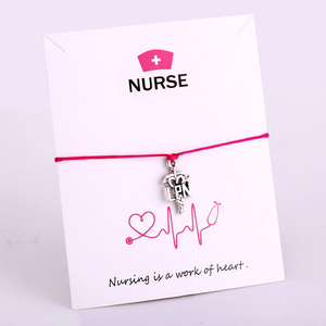 Produttore dentista igiene dentale igienista OT PT terapia EMT emergenza medica LPN infermiere cura stetoscopio ciondolo braccialetto - Product Image 4