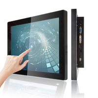 Individueller 15 HDMI Monitor Panel lcd mit kapazitativem Touchscreen PCAP VGA integrierte Flachstruktur Touchscreen-Monitor