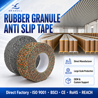 Fabricant de ruban antidérapant en granulés de caoutchouc, taille et couleur personnalisées, ruban de sécurité imperméable, OEM ODM, fournisseur en gros