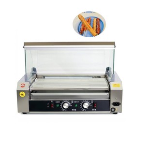 Máquinas comerciales de aperitivos 5 7 9 11 rodillos Máquina eléctrica de salchichas para perros calientes de acero inoxidable Rodillo para <span class=keywords><strong>parrilla</strong></span> para perros calientes - Product Image 1