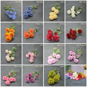 El material de arreglo floral más efectivo, flor artificial de botón de oro para decoración de bodas, hoteles, decoración de sala de exposición - Product Image 6