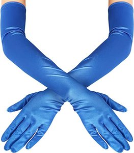 K Guantes Largos De Satén Para Mujer, Guantes De Boda, | Meses Sin Interés