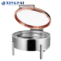 Xingpai Ander Hotel Restaurant Luxe Chafer Schotel Buffet Set Roestvrij Staal Ronde Chafing Dish Buffet Cheffing Gerechten