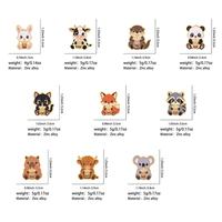 Großhandel Metall-Tierbroschen: Niedliche Kuh-, Capybara- und Otter-Cartoon-Anstecker, UV-bedruckte Souvenir-Pins für Taschen und Kleidung