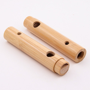 Sifflet d'appel d'oiseaux en bambou fait main, simulateur de sons de chasse portable pour l'observation de la nature et les activités de relaxation - Product Image 6