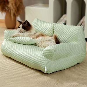 Cama para Mascotas Moderna XL Ecológica, Impermeable, Transpirable, de Tela de Seda de Hielo, Desmontable y Lavable, para Perros y Gatos, para Todas las Estaciones, en Caja - Product Image 3