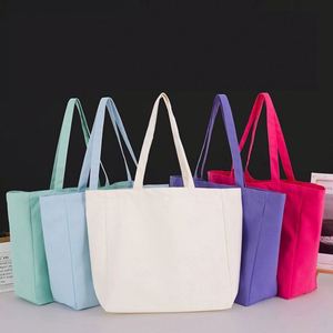 Sac fourre-tout en toile de coton vierge écologique personnalisé pour femme, idéal pour le shopping – Vente en gros - Product Image 2