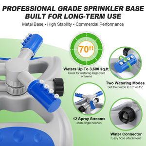 SUNSHINE Usine Chinoise <span class=keywords><strong>Meilleur</strong></span> Arroseur de Jardin Rotatif <span class=keywords><strong>Automatique</strong></span> OEM ODM en Plastique à 3 Bras pour <span class=keywords><strong>Système</strong></span> <span class=keywords><strong>d</strong></span>'Irrigation de Pelouse - Product Image 4