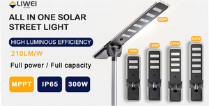 <span class=keywords><strong>300W</strong></span> 4000W 3000K IP66 현대 태양 전지판 가로등 - Product Image 3