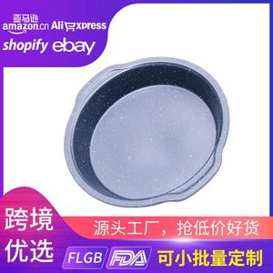 ถาดอบพิซซ่าทรงกลมรูปเกล็ดหิมะ ทำจากเหล็กคาร์บอนเคลือบสารกันติด สำหรับพิซซ่า เค้ก ขนมปัง - Product Image 5