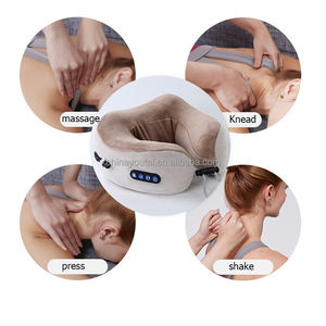 Penjualan laris bantal pemijat leher u-bentuk elektrik multifungsi untuk penggunaan portabel rumah dan perjalanan - Product Image 6