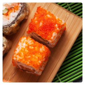 Mariscos fábrica HN gran oferta Frozen Masago y <span class=keywords><strong>Tobikko</strong></span> para alimentos suhsi naranja Verde Negro amarillo rojo color - Product Image 6