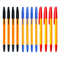 Bolígrafo de Plástico al por Mayor con Punta de 1.0 mm, Escritura Suave, Agarre Cómodo, Logotipo Personalizable para Regalos Promocionales de Oficina y Escuela