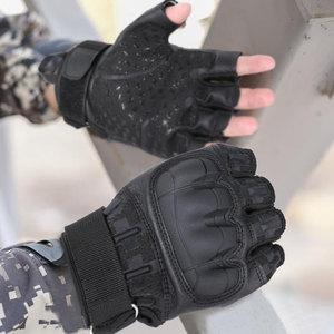 Guante Táctico Personalizado de Fábrica, Protección de Medio Dedo, Seguridad, para Exteriores, Entrenamiento de Fuerzas Especiales - Product Image 2