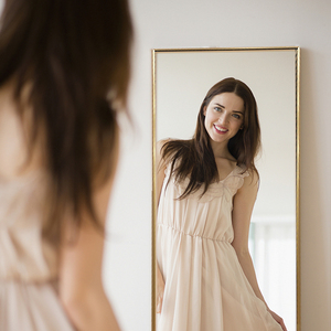 Jenbely bán chạy nhất toàn thân vàng gương hình chữ nhật tầng đứng để sử dụng kép - Product Image 5