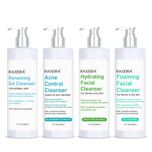 Logotipo personalizado Cuidado DE LA PIEL <span class=keywords><strong>Limpiador</strong></span> facial Hidratante Espuma Exfoliante Control del acné <span class=keywords><strong>Limpiador</strong></span> de poros faciales Precio barato - Product Image 1