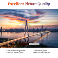 Pantalla LED 3D para Exteriores a Todo Color HD 4K, Pantalla Gigante sin Gafas, Paneles de Video Impermeables IP65 de P4.4, P5.7, P6.6mm, Frecuencia de Actualización de 7680Hz