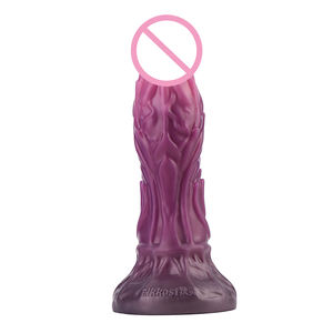 Consolador inflable expandible ELKKOST juguete de fantasía de silicona suave para juego anal/vaginal, OEM y pedidos a granel Bienvenidos - Product Image 3