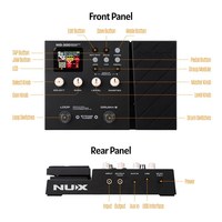 MG-300 Guitare Modélisation Processeur Guitare Pédale Multi-effets Modélisation D'ampli 56 Battements De Tambour 60s 24 bits Enregistrement En Boucle Métronome T