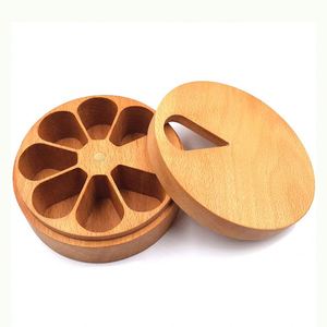 Nouvel Organisateur Hebdomadaire de Rangement : Boîte à Pilules en Bois 7 Jours - Product Image 1