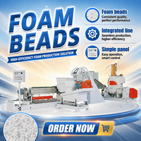 Machine de granulation de plastique composé de mousse EVA pour pantoufles et semelle de chaussure avec pétrin et extrudeuse à vis unique