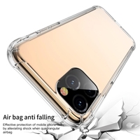 Étui antichoc en TPU souple transparent pour iPhone 11/iPhone 11 Pro/iPhone 11 Pro Max Nouveau produit Accessoires de téléphone portable