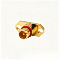 Conector BMA de Montaje en Brida de Baja Reflexión, Resistente a Impactos, Señal Estable para Equipos de Radar de Medición por Microondas
