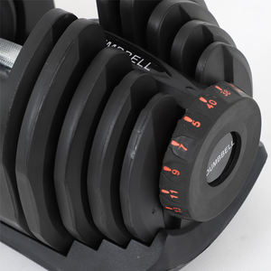 ชุดดัมเบลน้ำหนักหลายน้ำหนัก10-40กก. พร้อมที่จับไนลอนกันลื่นวัสดุเหล็กยางสำหรับใช้ในบ้าน - Product Image 3