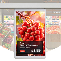 Layar Harga Gantung Dua Sisi 10.1 Inci, Kecerahan Tinggi, Label Rak Elektronik LCD, Resolusi 800x1280, Label Harga Digital