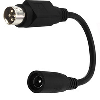 Câble adaptateur Mini Din 4 broches mâle vers DC 5521 femelle pour transmission de signal d'alimentation