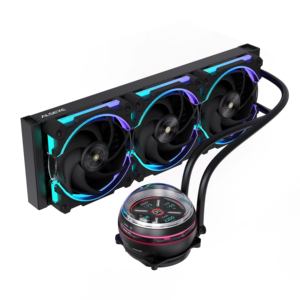 Refroidisseur de processeur à refroidissement par eau ARGB 240/360 pour boîtier d'ordinateur avec dissipateur thermique en aluminium, roulement à fluide, prise en charge ARGB 3 broches - Product Image 2