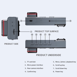 Vente directe d'usine 3 objectif de <span class=keywords><strong>cam</strong></span>éra 3 pouces écran IPS WiFi voiture Dash <span class=keywords><strong>Cam</strong></span> 1080P Vision nocturne Dash Camera pour voitures - Product Image 5