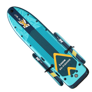 Rafting en eau vive en plein air, pêche, kayak <span class=keywords><strong>gonflable</strong></span> pliable, pagaie, SUP, deux plateformes flottantes, capacité de charge de 200 kg, eau - Product Image 4