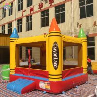 Château gonflable géant AirFunPro en PVC avec toboggan, installation facile, pour 10 personnes, idéal pour les enfants, les écoles, les parcs et les festivals