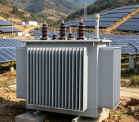 Transformateur de distribution abaisseur triphasé 50 Hz, modèle S11, bobines en aluminium et cuivre, utilisation pour la distribution d'énergie, entrée 11-33 kV, 4 MVA
