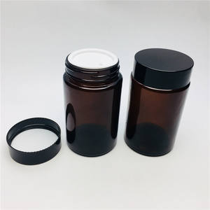 Embalaje cosmético <span class=keywords><strong>5g</strong></span> 10g 15g 20g 30g 50g 100g 240g de vidrio ámbar vacío hacer blanqueamiento tarro de crema - Product Image 6