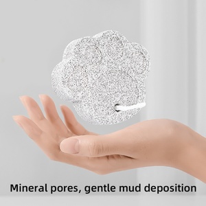 Piedra Pómez Blanca Personalizada para Baño, Piedra Pómez Natural para Limpieza del Hogar, Diseño de Huella de Gato - Product Image 2
