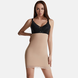 <span class=keywords><strong>Shapewear</strong></span> elbise rahat iç çamaşırı yarım fişleri karın kontrol dikişsiz zayıflama vücut şekillendirici elbise - Product Image 1