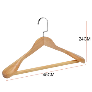 Betterall木製ハンガー高級高品質布用滑り止めメーカー衣料品整理 - Product Image 4