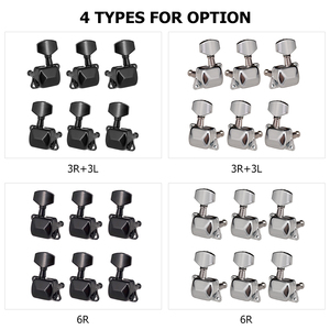 <span class=keywords><strong>6</strong></span> iieces truitar trtring ununing egegs EMI emi-cerrado unachine acheads ununers para Electric uuitar coustic Guitar(3 Left + - Product Image 4