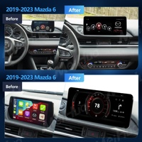 Meihua-Autoradio avec Écran Tactile, Lecteur Multimédia Stéréo Android de 12.3 Pouces, pour Mazda 6 2019-2023, Autoradio GPS Navi